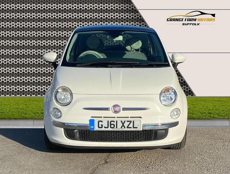 Used Fiat 500 Lounge 69 HP (50 kW) 2011 White Hatchback