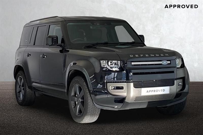 Santorini black Used 2024 Land Rover Defender HSE Dynamic Estate | £67,595 (Good price) - Image 1/4