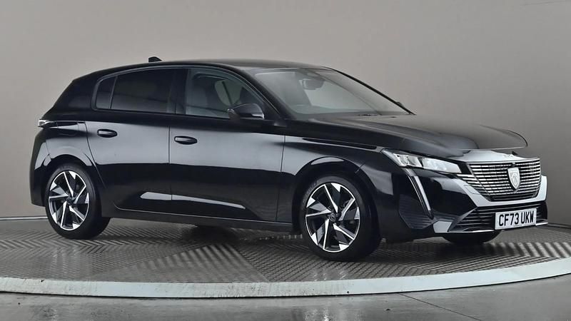 Black Used 2023 Peugeot 308 Allure Premium Hatchback | £17,498 (Fair price) - Image 1/3