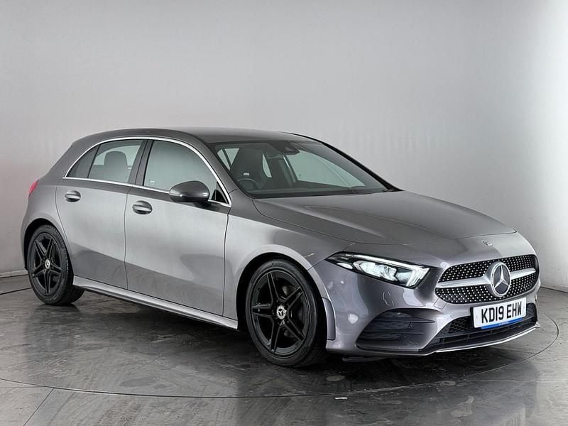Grey Used 2019 Mercedes A200 AMG line Hatchback | £13,650 (Good price) - Image 1/3