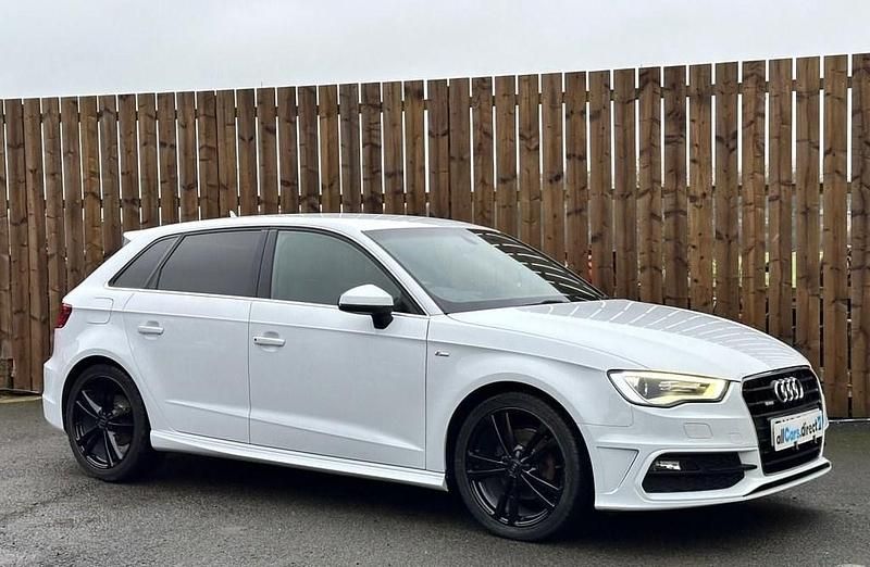 Used Audi A3 Sportback S-Line 2015 White Hatchback
