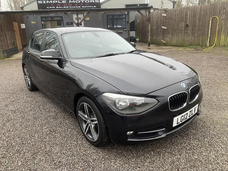 Used BMW 116 Sport Line 2012 Black Hatchback