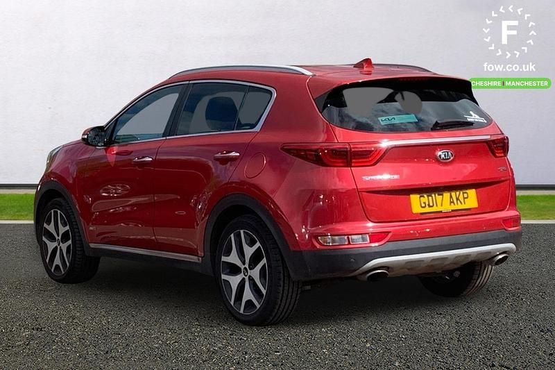 Used Kia Sportage GT-Line 177 HP (130 kW) 2017 Red SUV