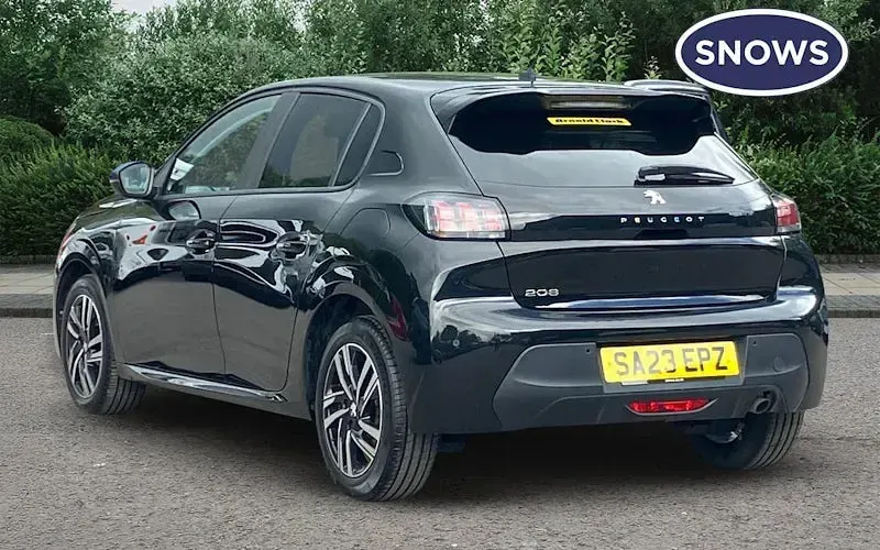 Used Peugeot 208 Active+ 102 HP (75 kW) 2023 Black Hatchback