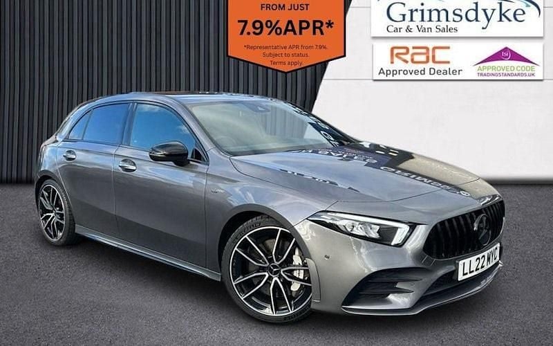 Used Mercedes A35 AMG Premium 306 HP (225 kW) 2022 Grey Hatchback