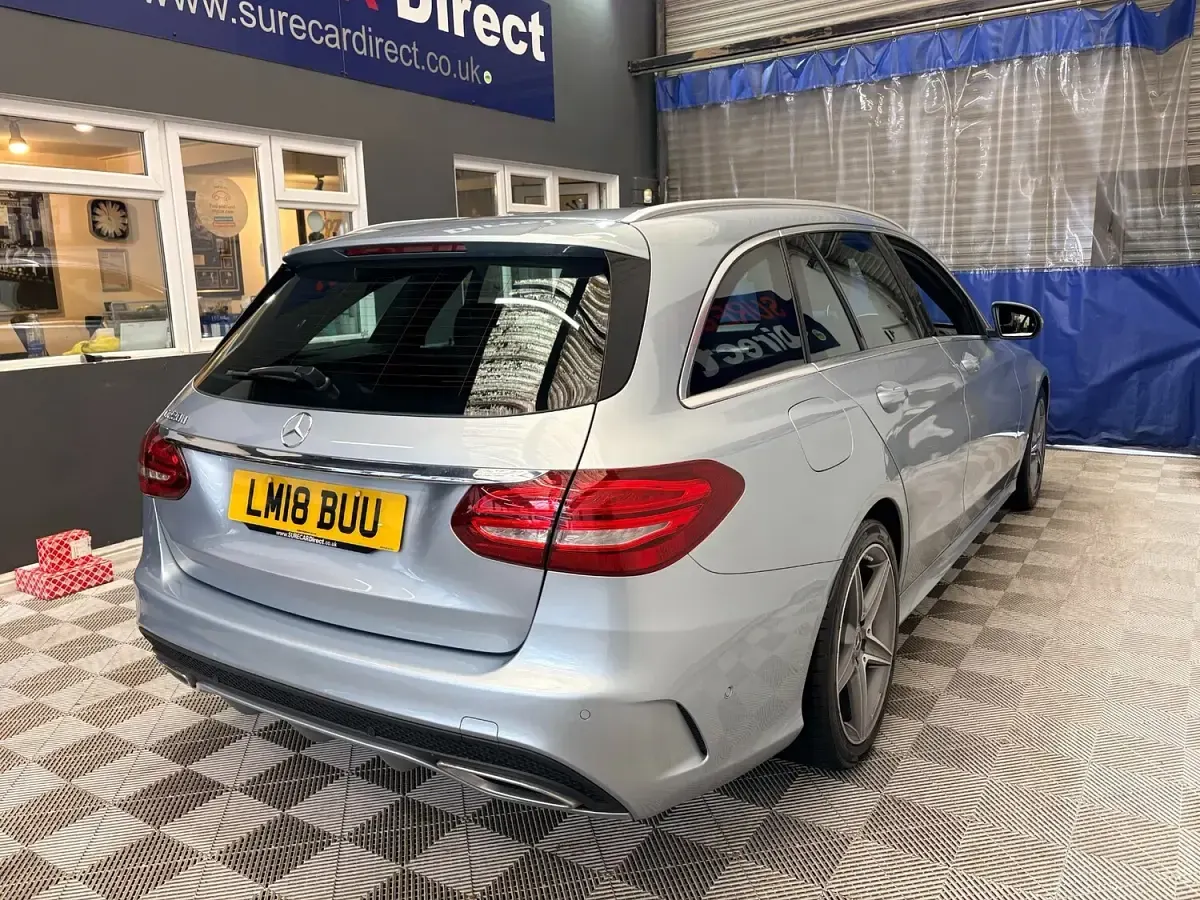 Used Mercedes C220 AMG line 2018 Silver Estate
