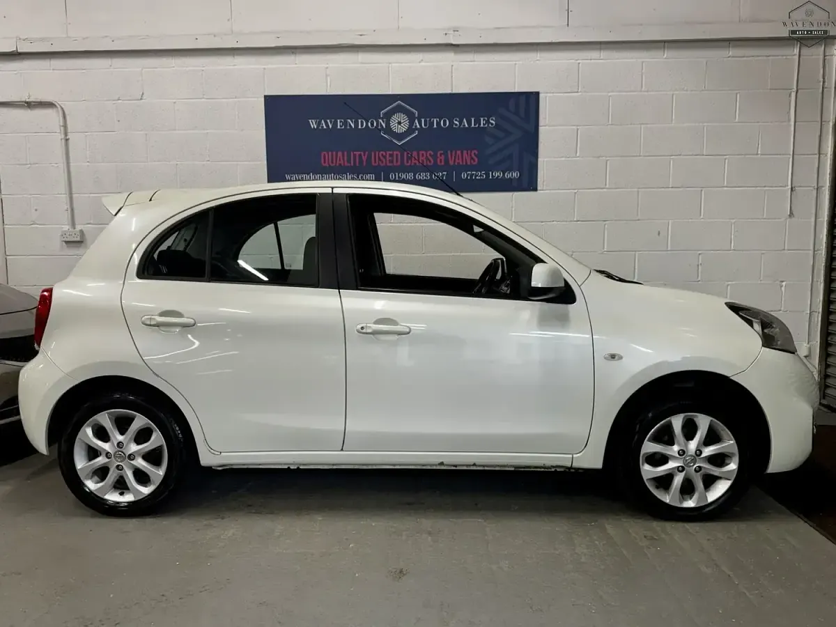 Used Nissan Micra Acenta 80 HP (58 kW) 2014 White Hatchback