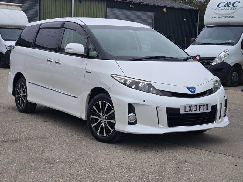 White Used 2013 Toyota Estima Hybrid MPV | £12,495 (Super price) - Image 1/4