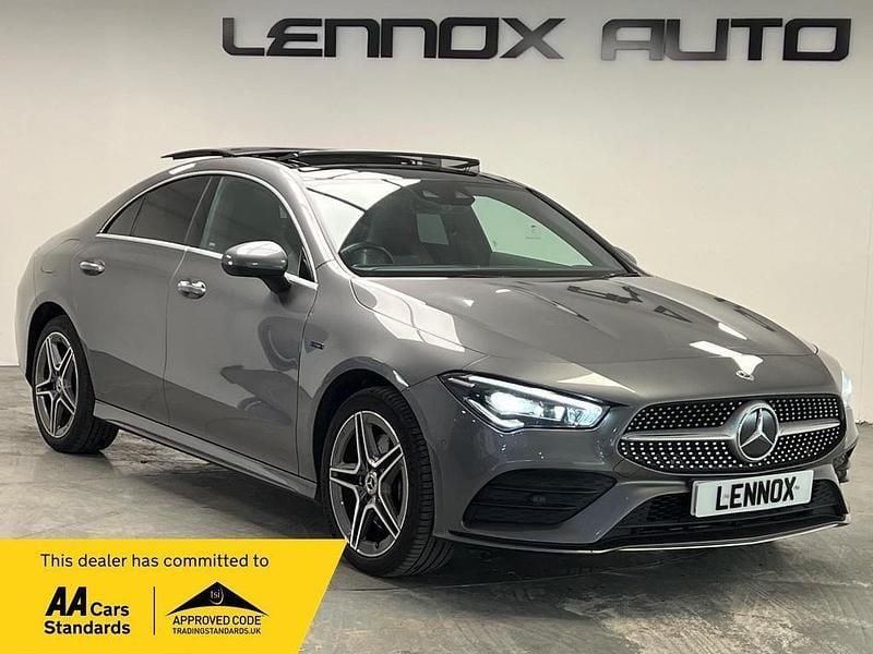 Grey Used 2020 Mercedes CLA250e AMG line Sedan | £24,690 (A bit pricey) - Image 1/4