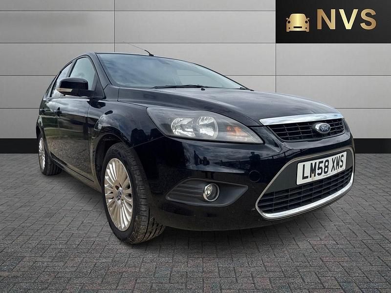 Black Used 2008 Ford Focus Titanium Hatchback | £1,995 (Expensive) - Image 1/4