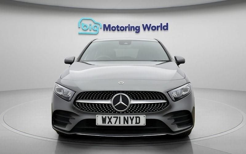 Used Mercedes A250 AMG line 259 HP (190 kW) 2021 Grey Hatchback