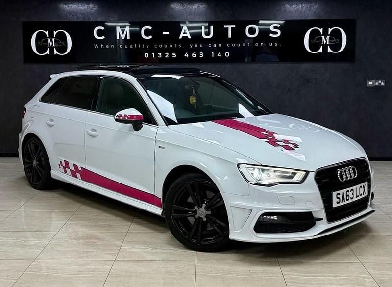 Used Audi A3 Sportback S-Line 184 HP (135 kW) 2013 White Hatchback