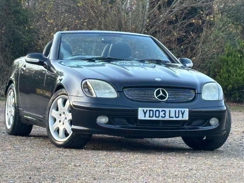 Black Used 2003 Mercedes SLK320 Cabriolet | £2,499 (Fair price) - Image 1/4