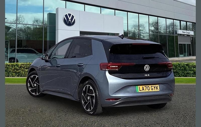 Used VW ID.3 Pro Performance 150 kW (204 HP) 2021 Blue Hatchback