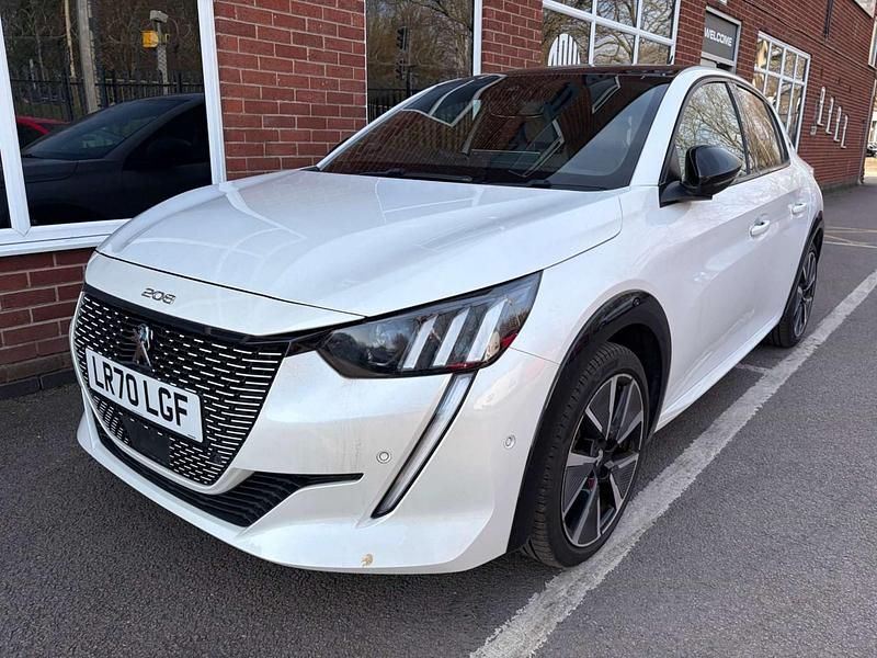 Used Peugeot e-208 GTi 100 kW (136 HP) 2020 White Hatchback
