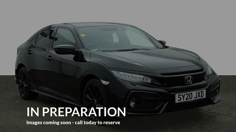 Black Used 2020 Honda Civic Sport Hatchback | £16,320 (Fair price) - Image 1/4