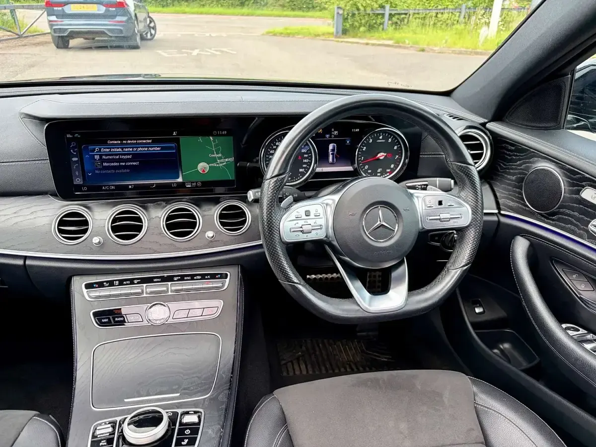 Used Mercedes E200 AMG Line Premium 184 HP (135 kW) 2019 Black Estate