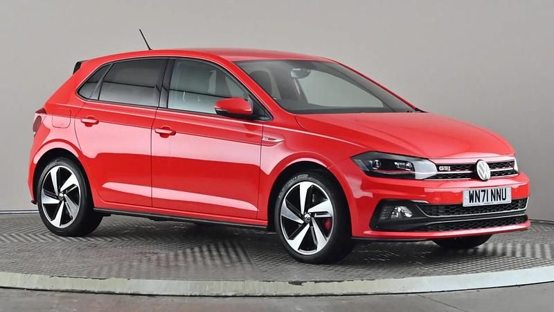 Red Used 2021 VW Polo GTI Hatchback | £16,977 (Good price) - Image 1/3