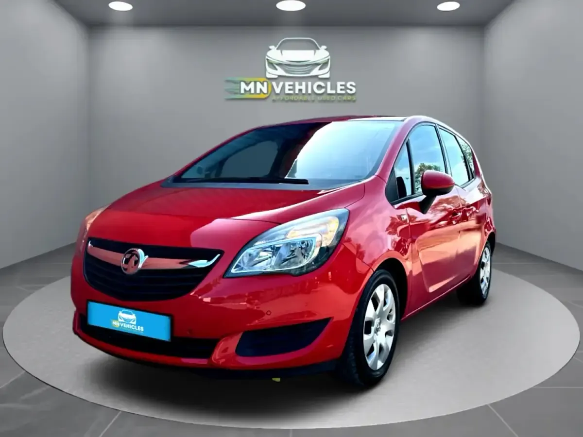 Used Vauxhall Meriva 120 HP (88 kW) 2014 Red MPV