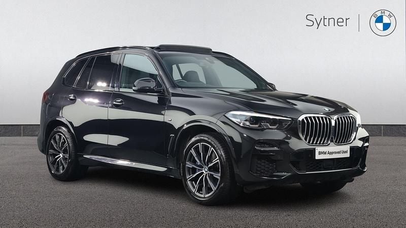 Black Used 2022 BMW X5 M Sport SUV | £43,000 (Good price) - Image 1/4