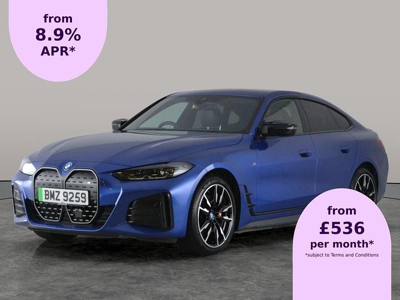 Blue Used 2023 BMW i4 M Sport Sedan | £35,927 (Good price) - Image 1/2