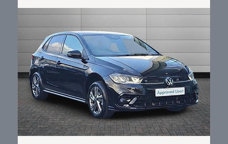 Black Used 2023 VW Polo R-line Hatchback | £19,550 (Fair price) - Image 1/3