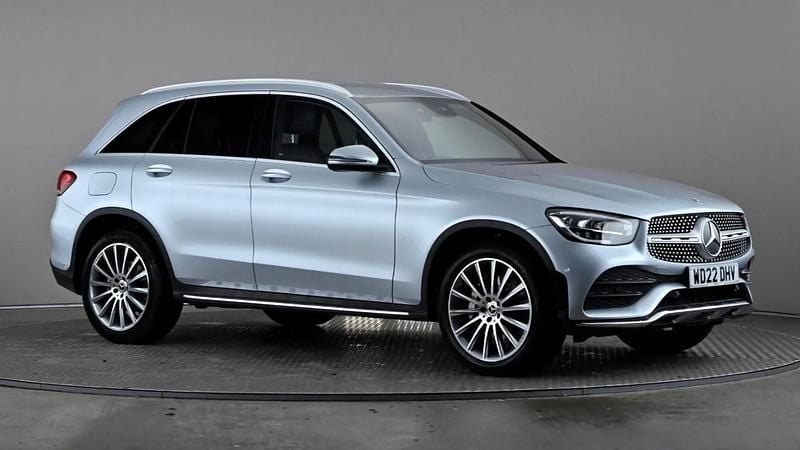 Silver Used 2022 Mercedes GLC300e AMG Line Premium SUV | £32,498 (Fair price) - Image 1/3