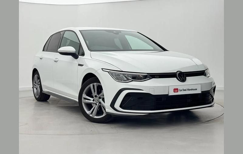White Used 2023 VW Golf VIII R-line Hatchback | £21,098 (Fair price) - Image 1/4