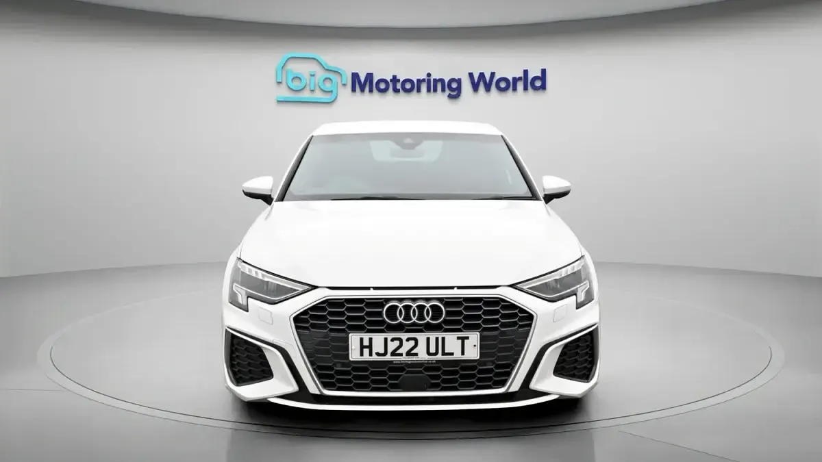 Used Audi A3 S-Line 110 HP (80 kW) 2022 White Sedan