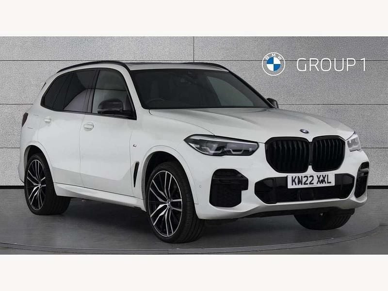 White Used 2022 BMW X5 M Sport SUV | £51,990 (Fair price) - Image 1/4