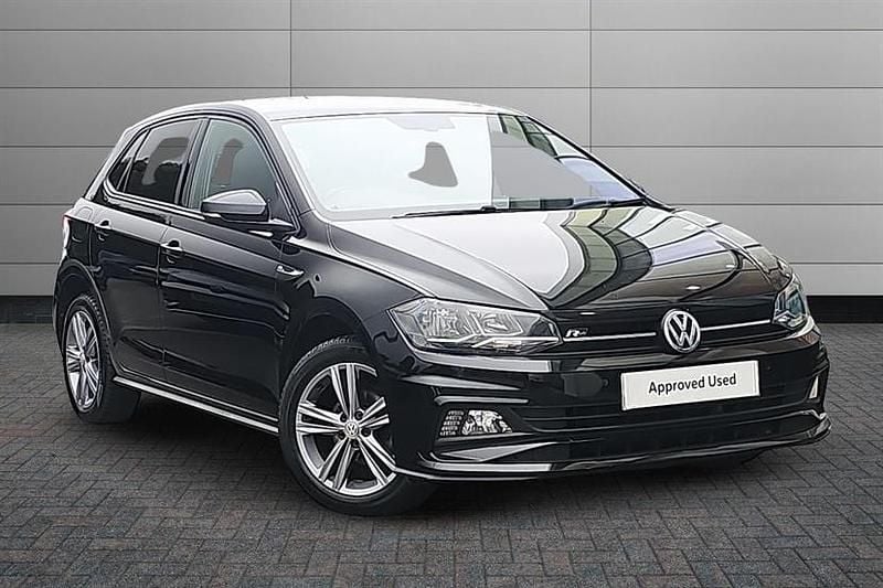 Black Used 2020 VW Polo R-line Hatchback | £11,750 (A bit pricey) - Image 1/3