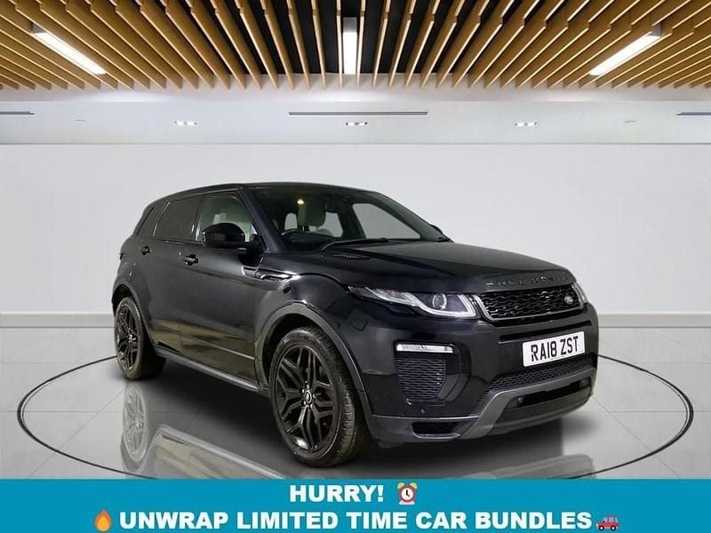 Black Used 2018 Land Rover Range Rover evoque HSE Dynamic Estate | £12,349 (Super price) - Image 1/4