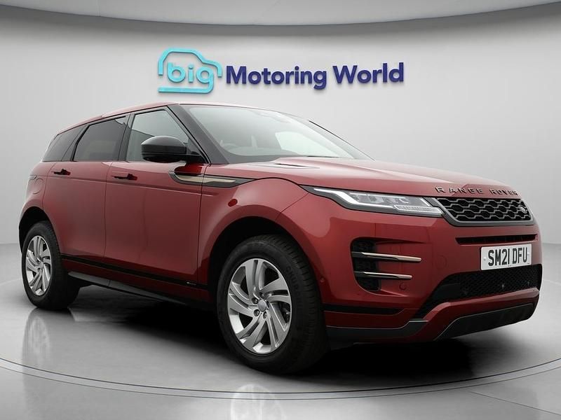 Red Used 2021 Land Rover Range Rover evoque R-Dynamic Estate | £19,500 (Fair price) - Image 1/4