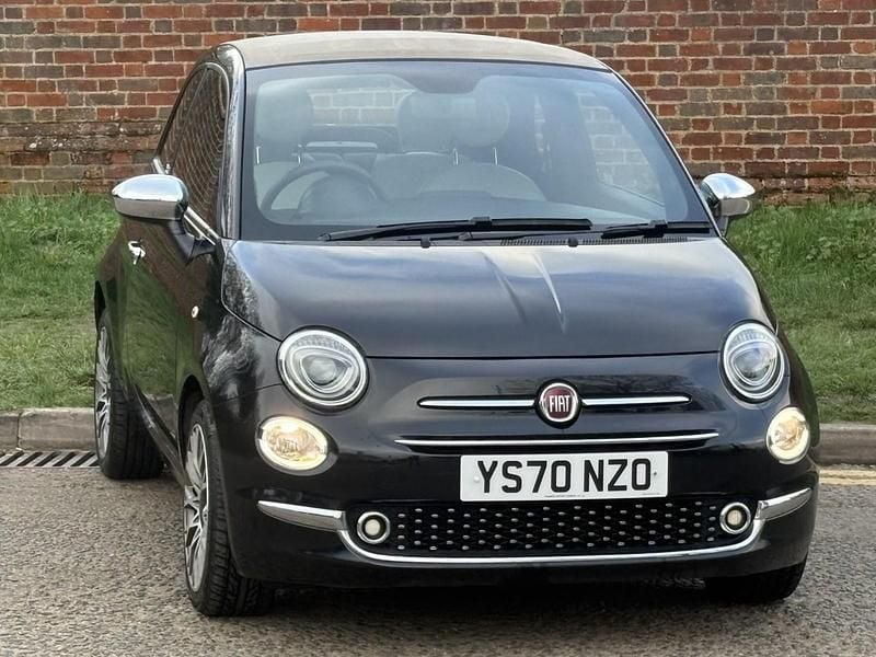 Used Fiat 500 Star 70 HP (51 kW) 2021 Black Cabriolet