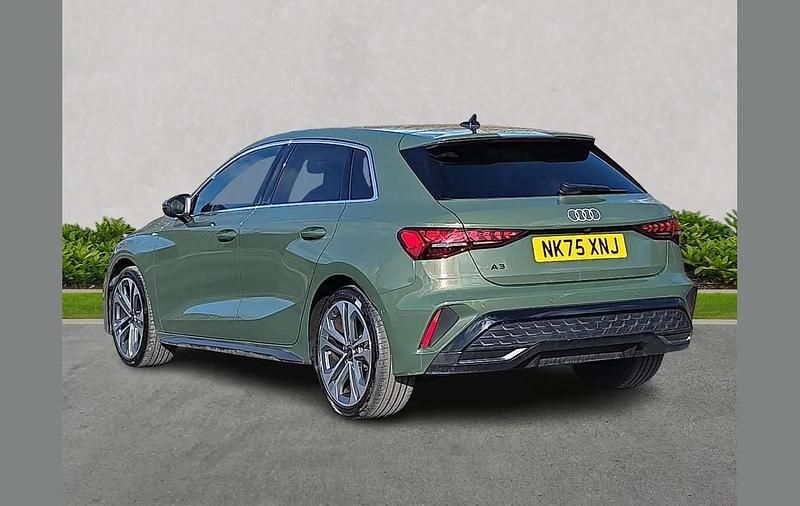 Used Audi A3 S-Line 190 HP (139 kW) 2025 Green Hatchback