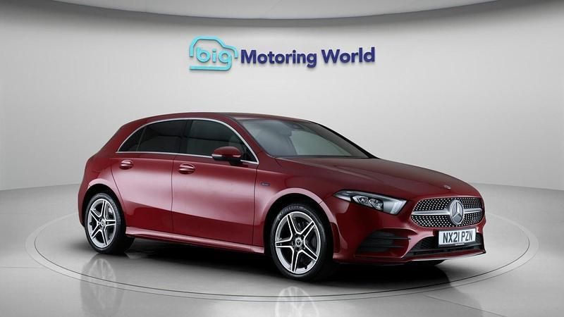 Red Used 2021 Mercedes A250 AMG line Hatchback | £16,600 (Good price) - Image 1/4