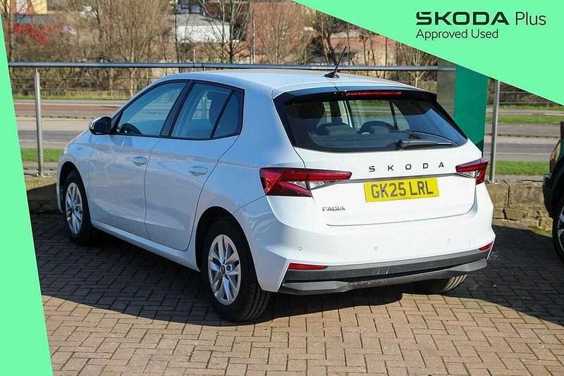 Used Skoda Fabia SE 94 HP (69 kW) 2025 Moon white metallic Hatchback