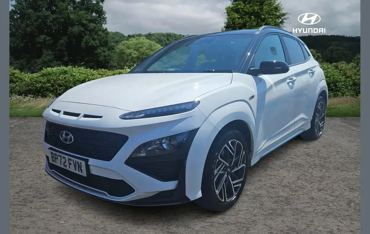 Used Hyundai Kona N Line 117 HP (86 kW) 2022 White SUV