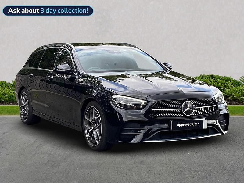 Black Used 2023 Mercedes E200 AMG Line Premium Estate | £35,499 (Expensive) - Image 1/4