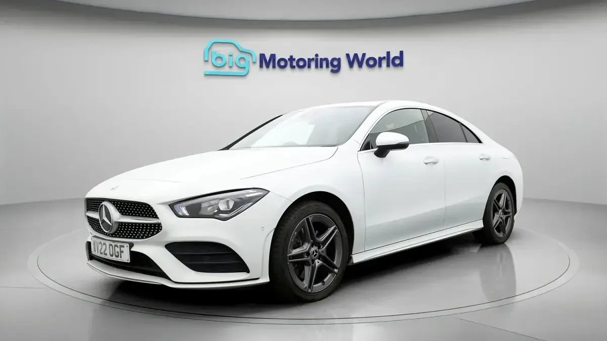 Used Mercedes CLA250e AMG Line Premium 218 HP (160 kW) 2022 White Coupe