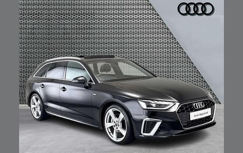 Used Audi A4 S-Line 200 HP (147 kW) 2023 Black Estate