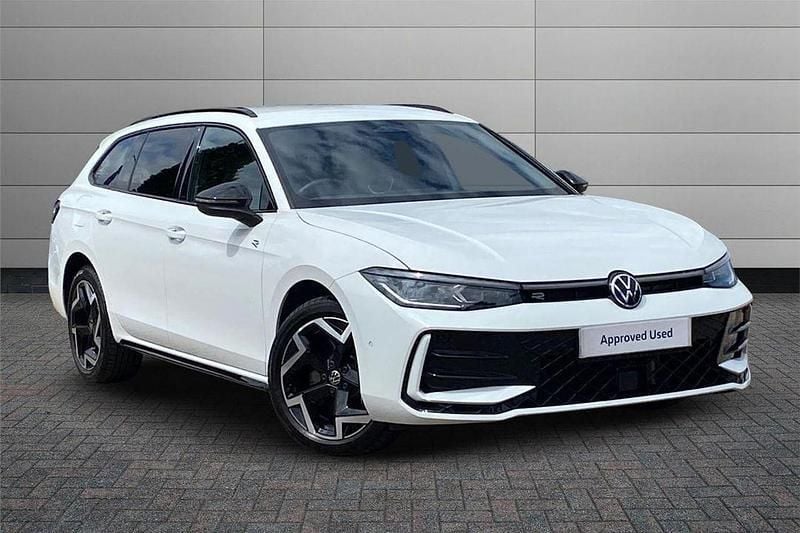 White Used 2024 VW Passat R-line Estate | £36,195 - Image 1/4