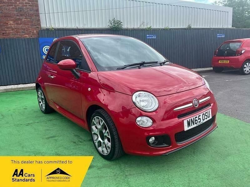 Red Used 2015 Fiat 500 S Hatchback | £4,995 (Good price) - Image 1/3