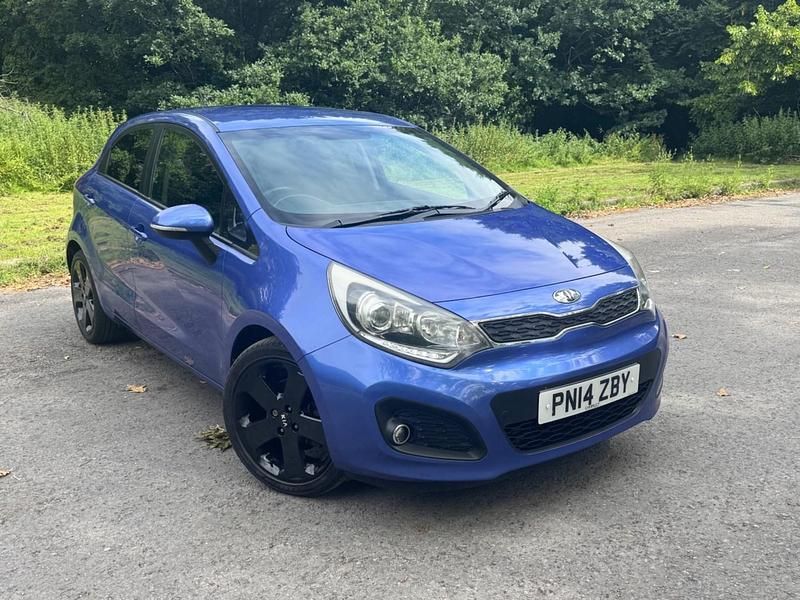 Blue Used 2014 Kia Rio Hatchback | £3,295 (Good price) - Image 1/4