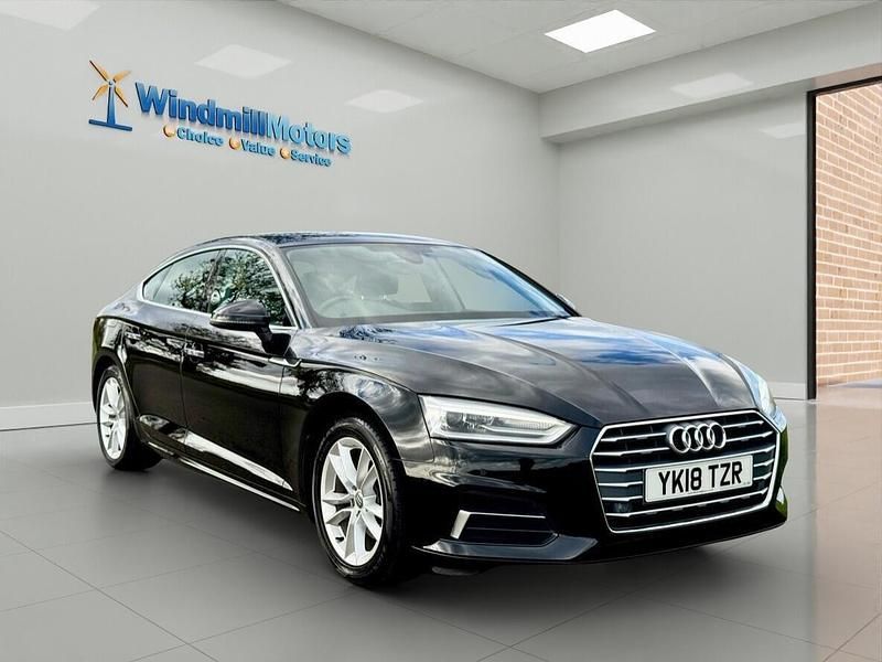 Black Used 2018 Audi A5 Sportback Sport Hatchback | £14,750 (Fair price) - Image 1/3