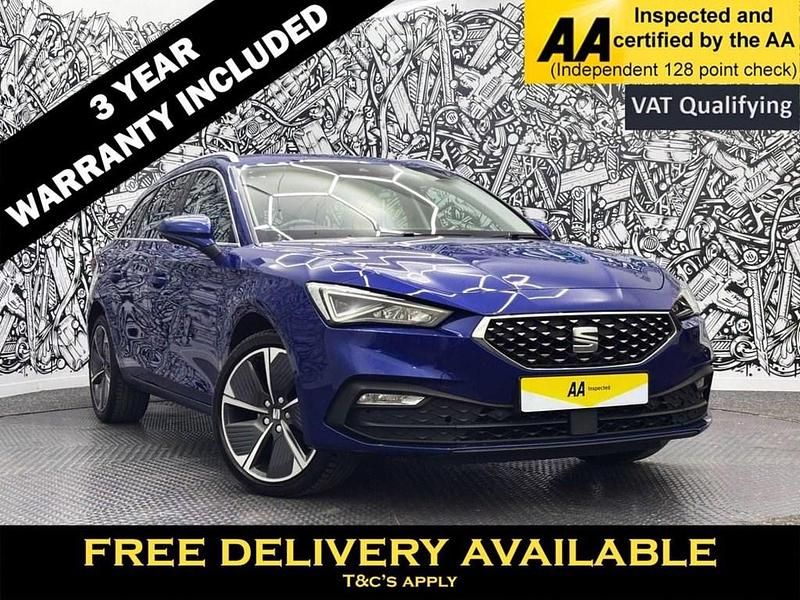 Blue Used 2021 Seat Leon XCELLENCE Lux Estate | £15,245 (Fair price) - Image 1/2