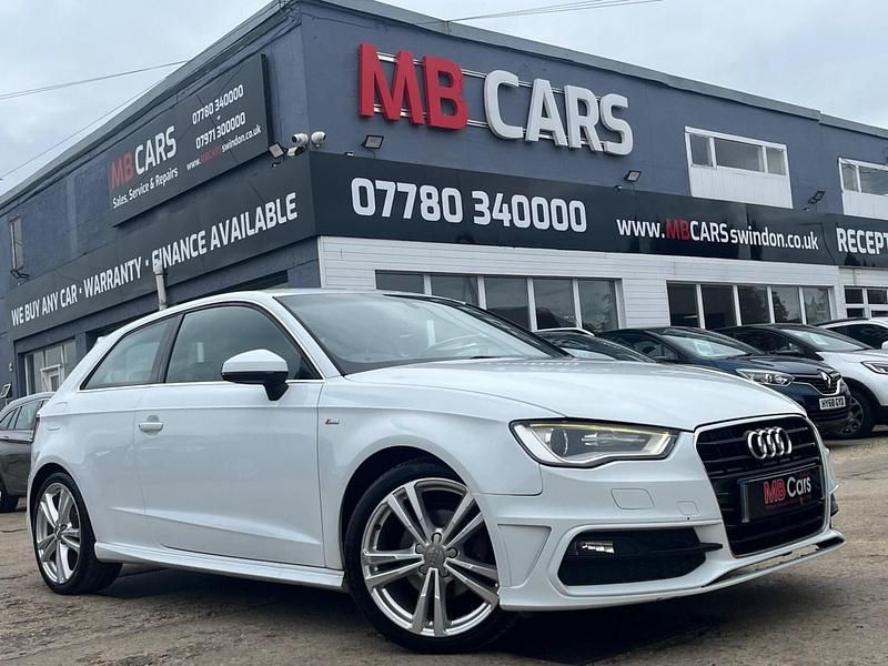 White Used 2014 Audi A3 S-Line Hatchback | £7,690 (Expensive) - Image 1/2