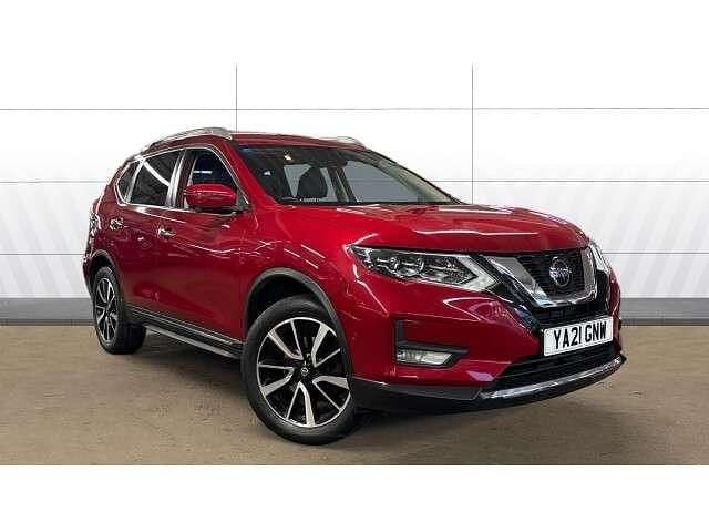 Red Used 2021 Nissan X-Trail Tekna SUV | £20,000 (Good price) - Image 1/4