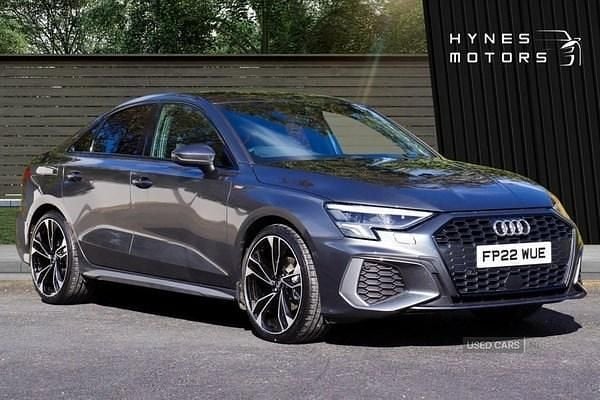 Grey Used 2022 Audi A3 S-Line Sedan | £23,940 (Fair price) - Image 1/4