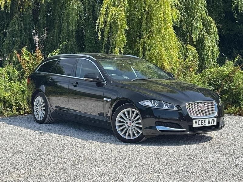 Black Used 2015 Jaguar XF Sportbrake Luxury Estate | £10,245 (Fair price) - Image 1/4